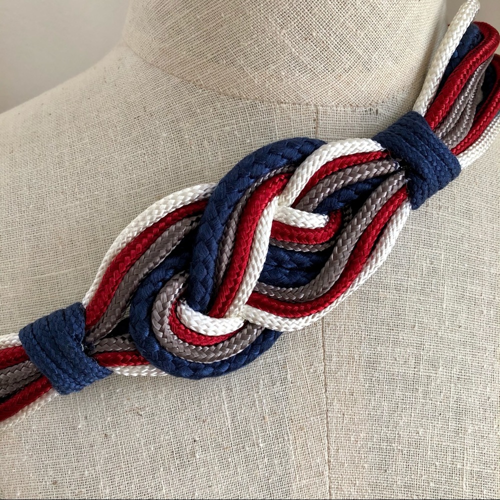 Vintage Twisted Rope Statement Belt